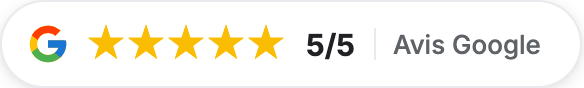 5/5 · Avis Google